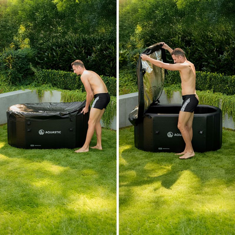 AQUASTIC piscina tricheco BrrFree 456L punto goccia nero 14