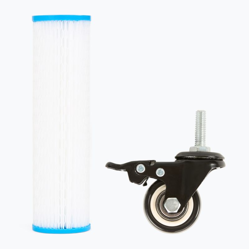 Kit piscina AQUASTIC 456L con unità per bagno freddo BrrFree black 12