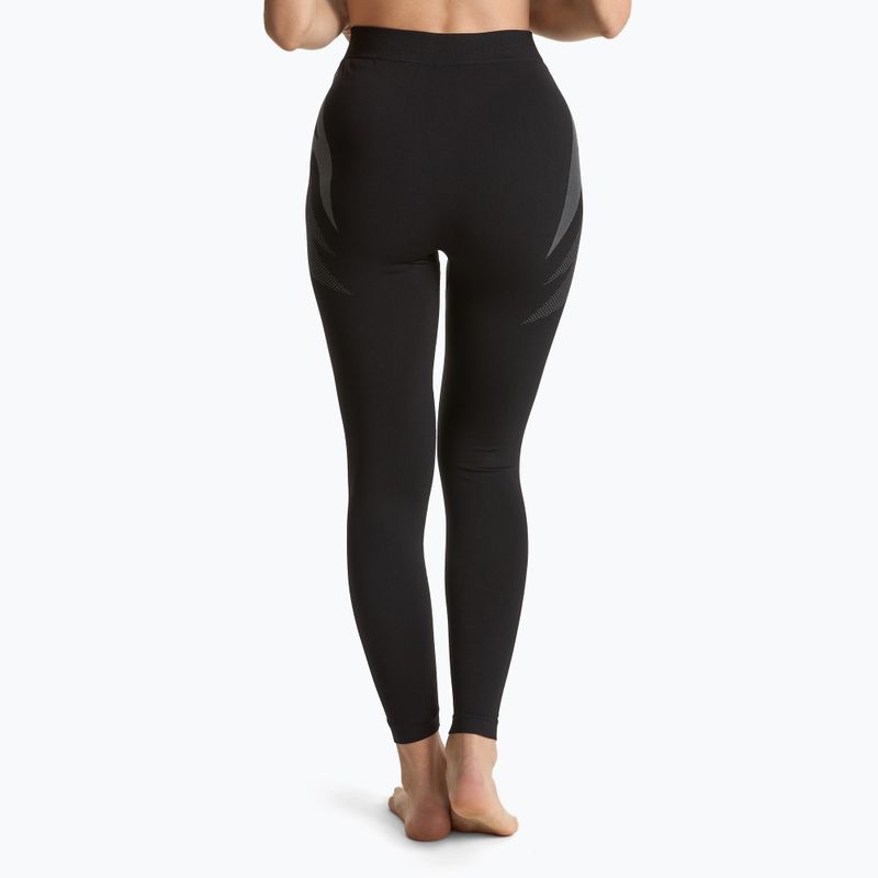 Completo di biancheria intima termica da donna KADVA ALPINESTEP THERMO LIGHT PLUS senza cuciture nero 7