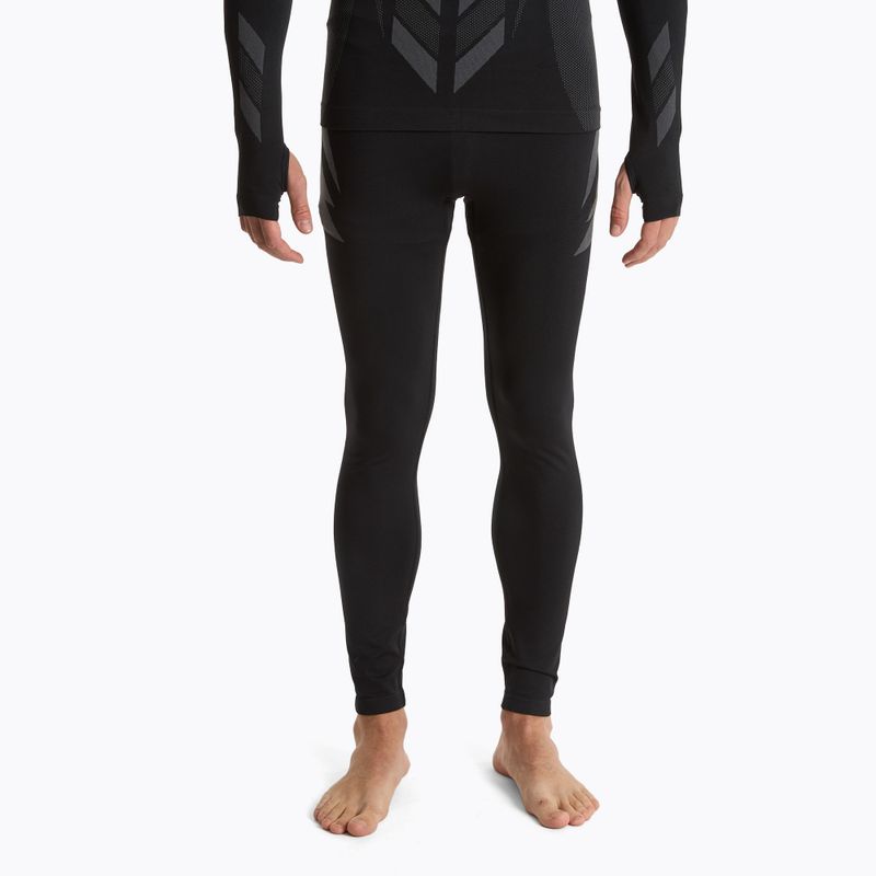 Completo di biancheria termica maschile KADVA ALPINESTEP THERMO LIGHT PLUS senza cuciture nero 4