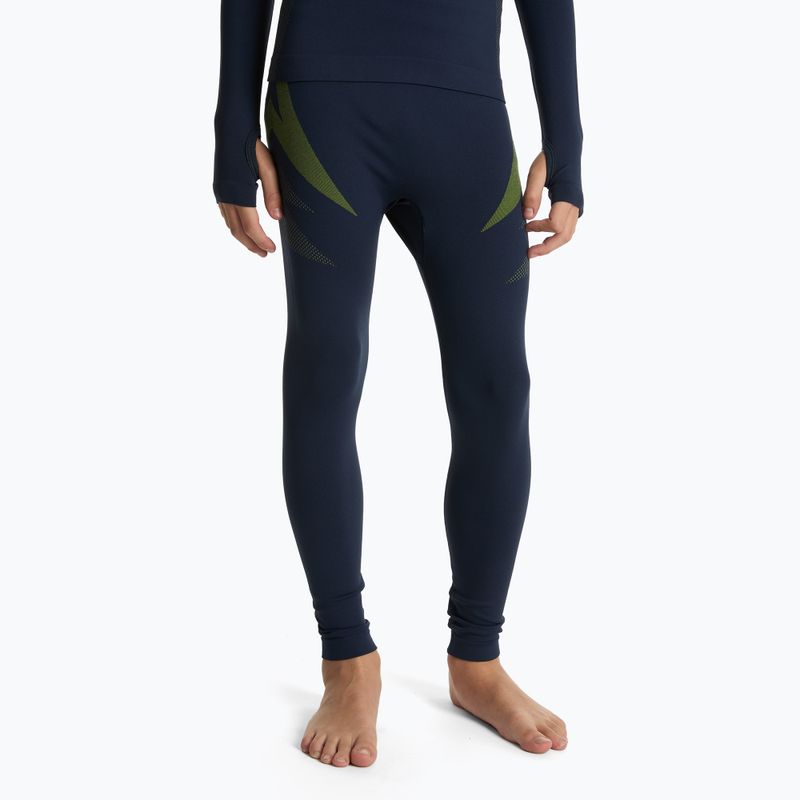 Completo di biancheria intima termica per bambini KADVA ALPINESTEP THERMO LIGHT PLUS senza cuciture blu navy 6