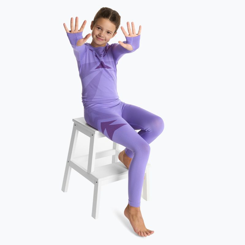 KADVA ALPINESTEP THERMO LIGHT PLUS set di biancheria intima termica per bambini viola 8