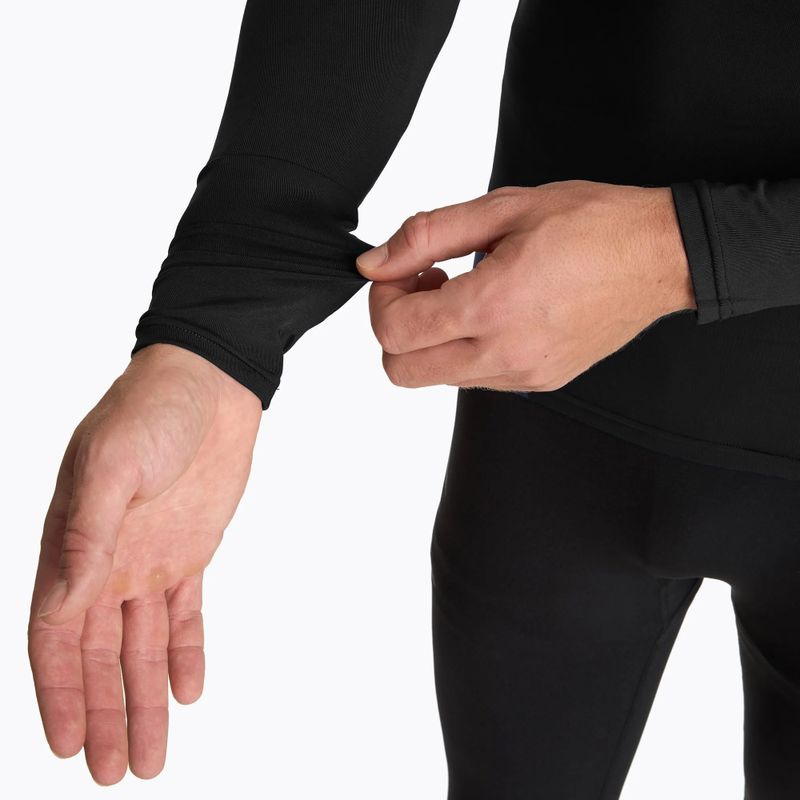 OneTeam GOAL DRY PLUS manica lunga termoattiva nera 5