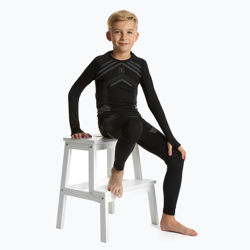 Set di intimo termico per bambini OneTeam ACHILL II THERMO LIGHT PLUS nero 8