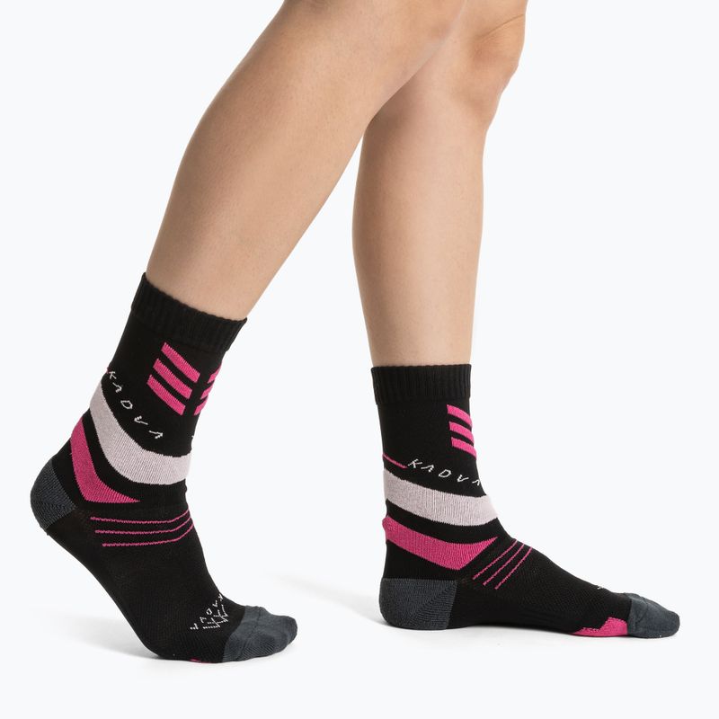 Calze da donna KADVA Stride Coolmax 2 paia nere