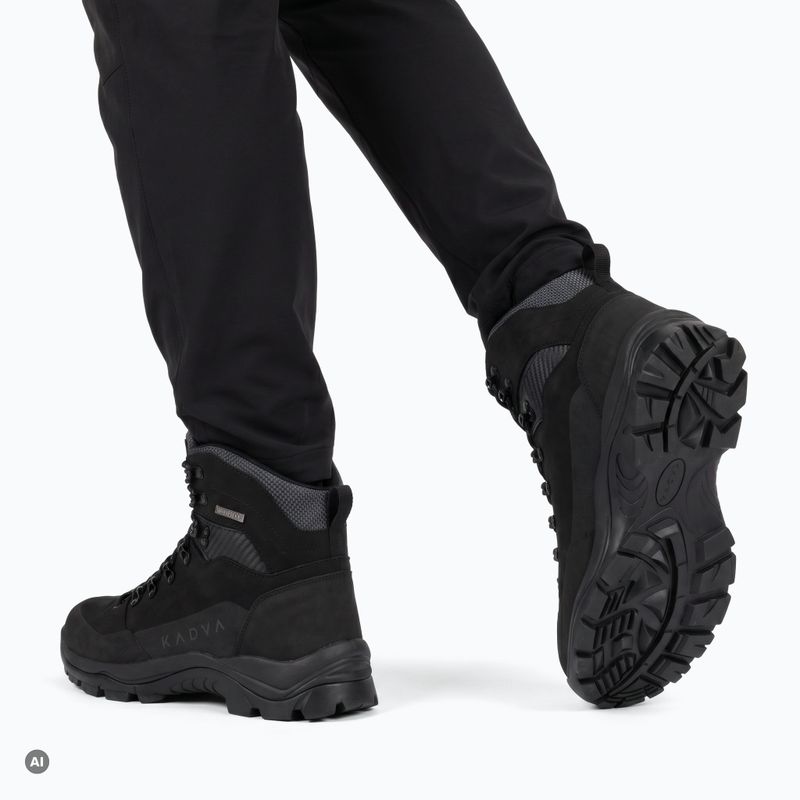 Scarpe da trekking uomo KADVA Altitude WP nere 2