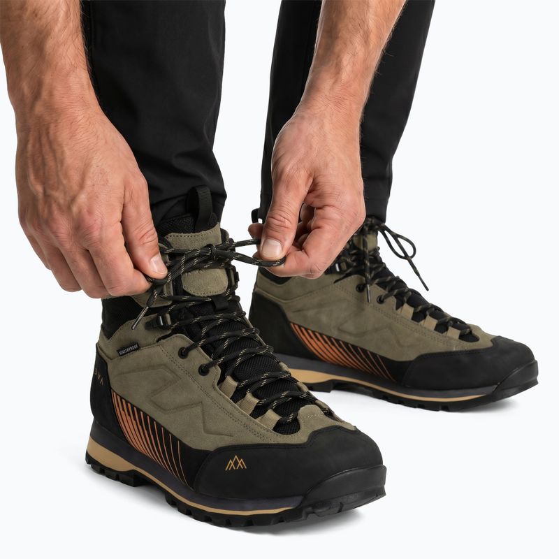 Scarpe da trekking da uomo KADVA Nevra Mid WP verde 5