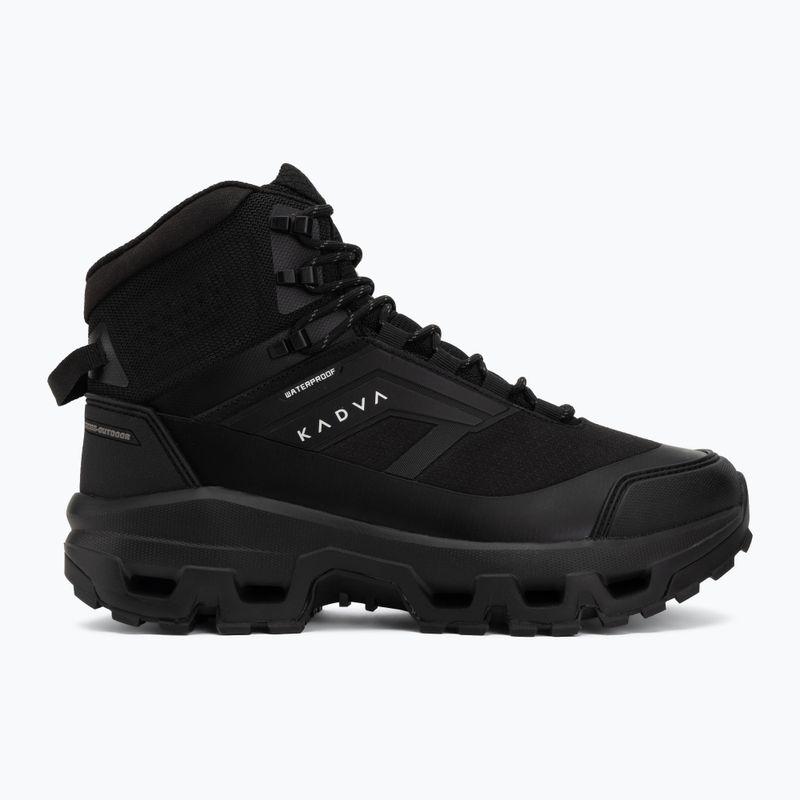 Scarpe da trekking uomo KADVA Obsidian Mid WP nere 7