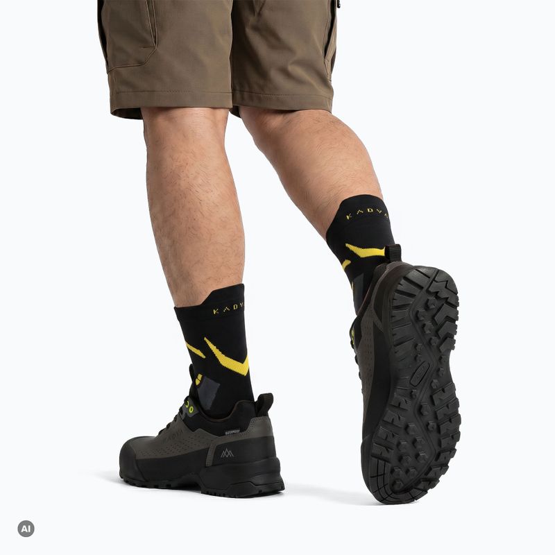 Scarpe da trekking uomo KADVA Strike Low WP nere 3
