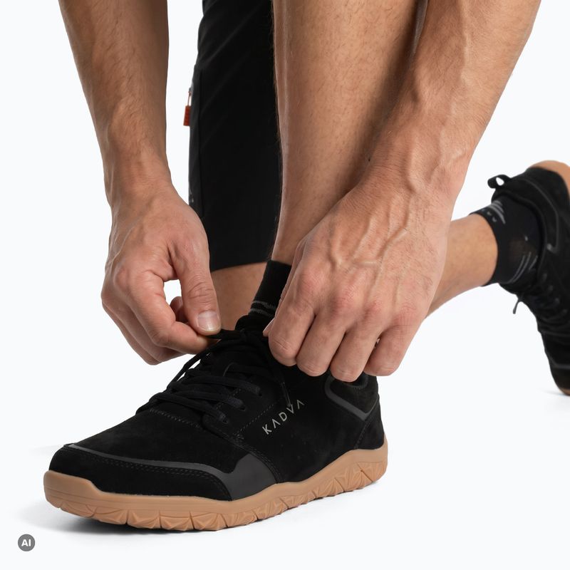 Scarpe barefoot uomo KADVA ROOT nere 5