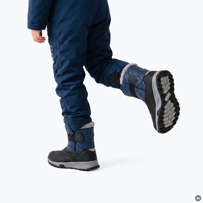 Stivali da neve per bambini KADVA Andes WP JR blu navy 3