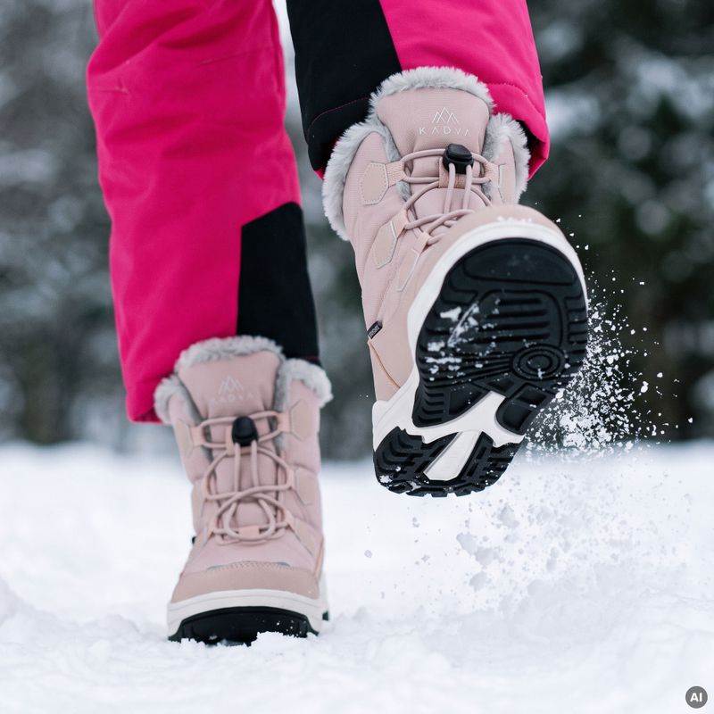 Stivali da neve per bambini KADVA Beya WP JRG neri 12