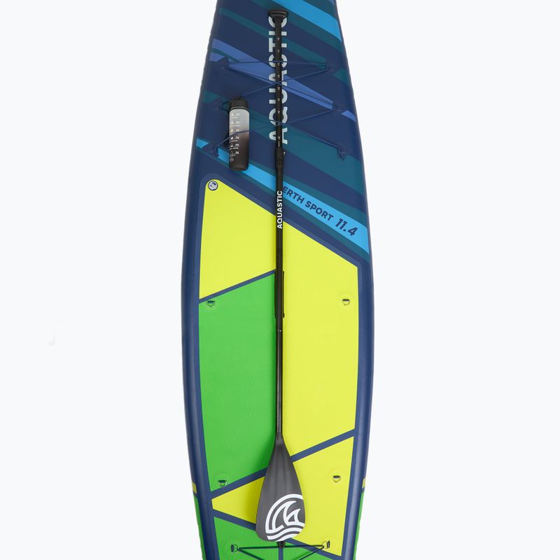 Set tavola SUP gonfiabile AQUASTIC Perth Sport 11'4" MSL allround green 10
