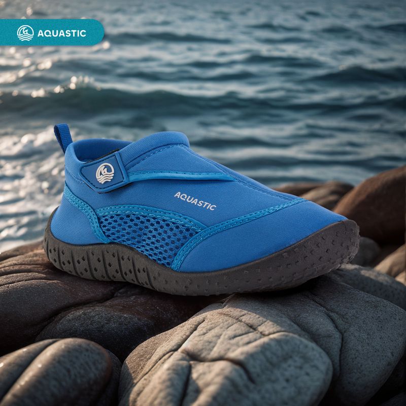 AQUASTIC Nino scarpe da acqua per bambini blu navy 4
