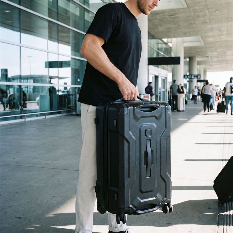 Valigia da viaggio KADVA Roca 76 l nera 17