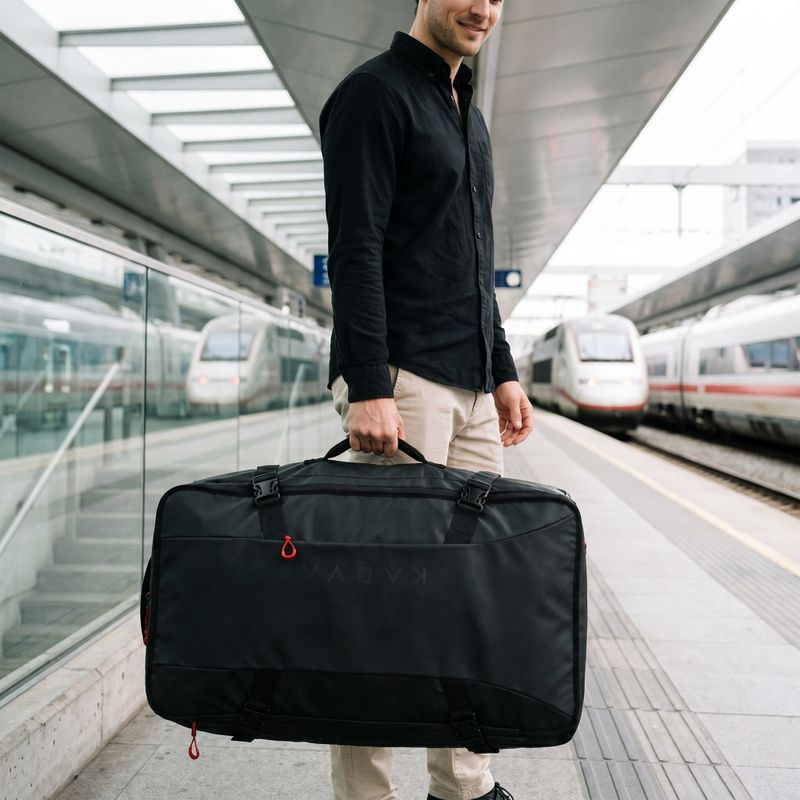 Valigia da viaggio grande KADVA Mons 100 the black 16