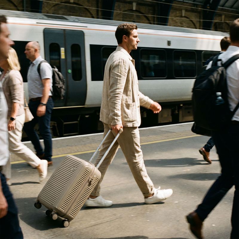 Valigia da viaggio a mano KADVA Palero 38 l beige 7