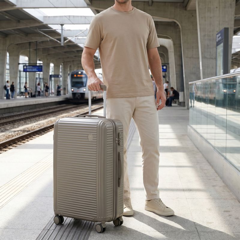 Valigia da viaggio media KADVA Palero 64 l beige 15