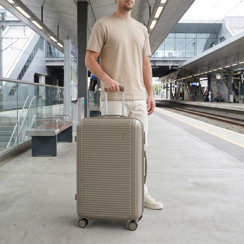Valigia da viaggio grande KADVA Palero 95 l beige 15