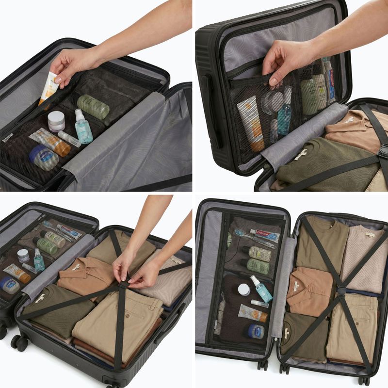 Valigia da viaggio grande KADVA Palero 95 l nera 3