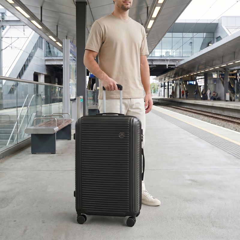 Valigia da viaggio grande KADVA Palero 95 l nera 15