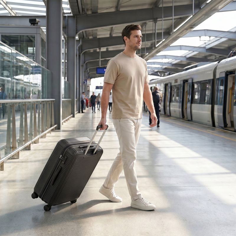 Valigia da viaggio grande KADVA Palero 95 l nera 18