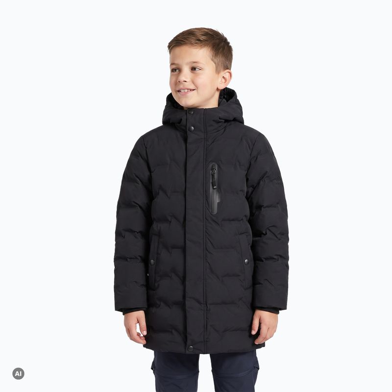 Giacca a vento per bambini KADVA City Alpine JR nera