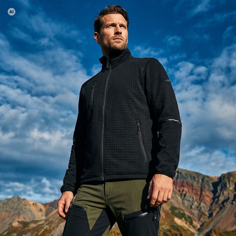 Bluza trekkingowa męska KADVA ForPeak WP czarny 5