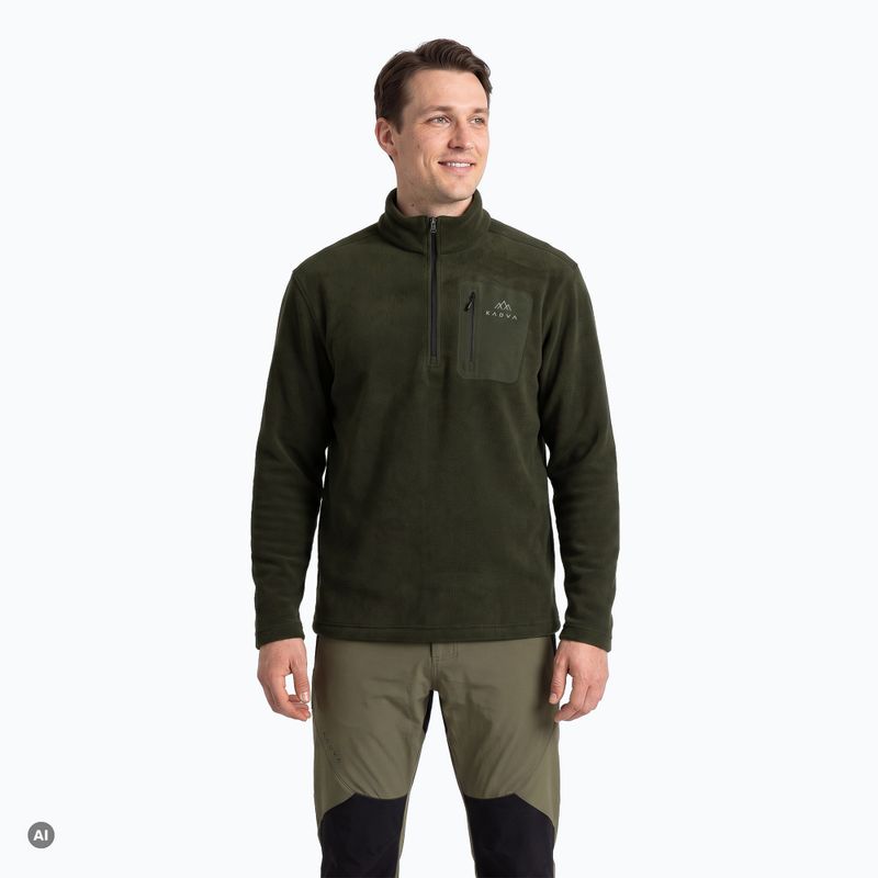 Felpa in pile da uomo KADVA SumGear verde