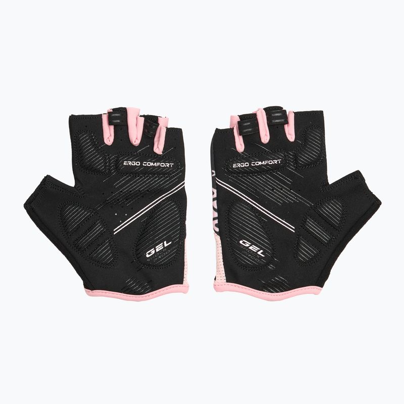Guanti da ciclismo da donna ATTABO Vito WMNS gel shock proof rosa/nero 3