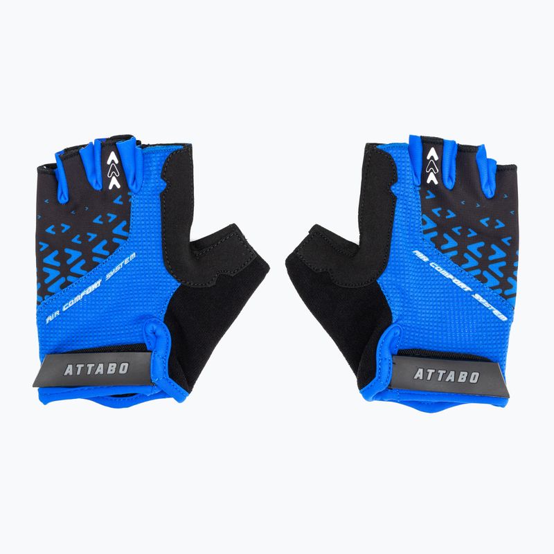 Guanti da ciclismo ATTABO Vito gel antiurto blu/nero 2