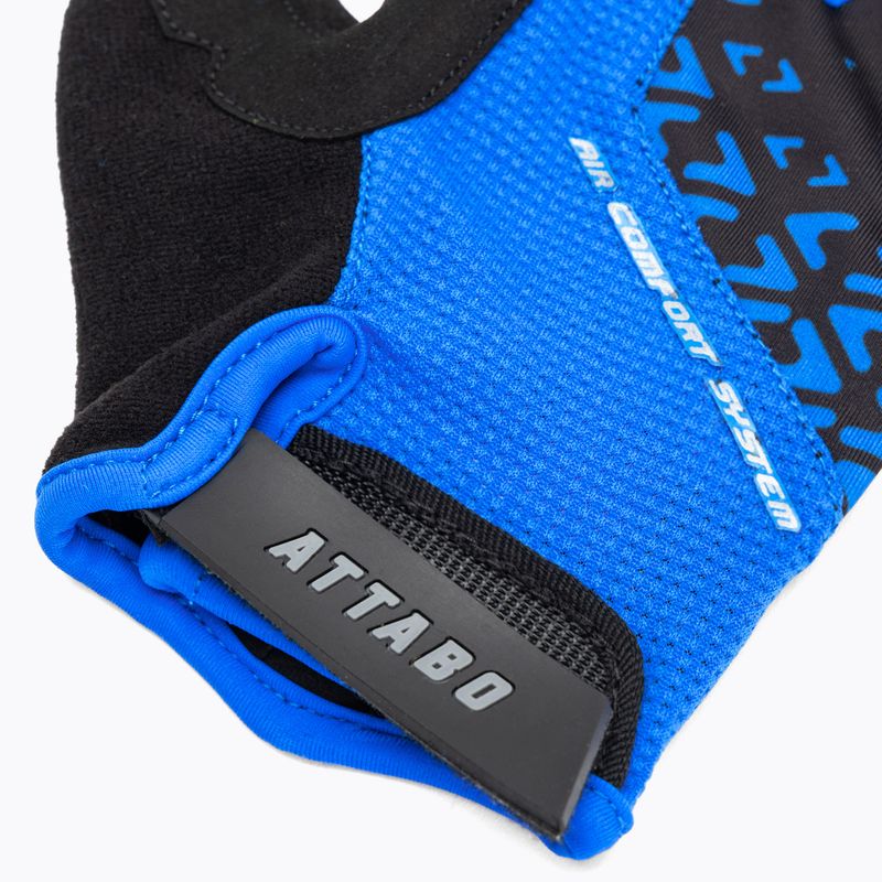 Guanti da ciclismo ATTABO Vito gel antiurto blu/nero 6