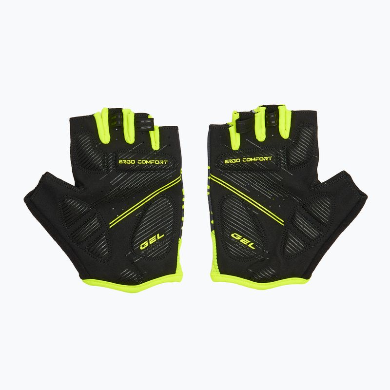 Guanti da ciclismo ATTABO Vito gel antiurto lime/nero 3