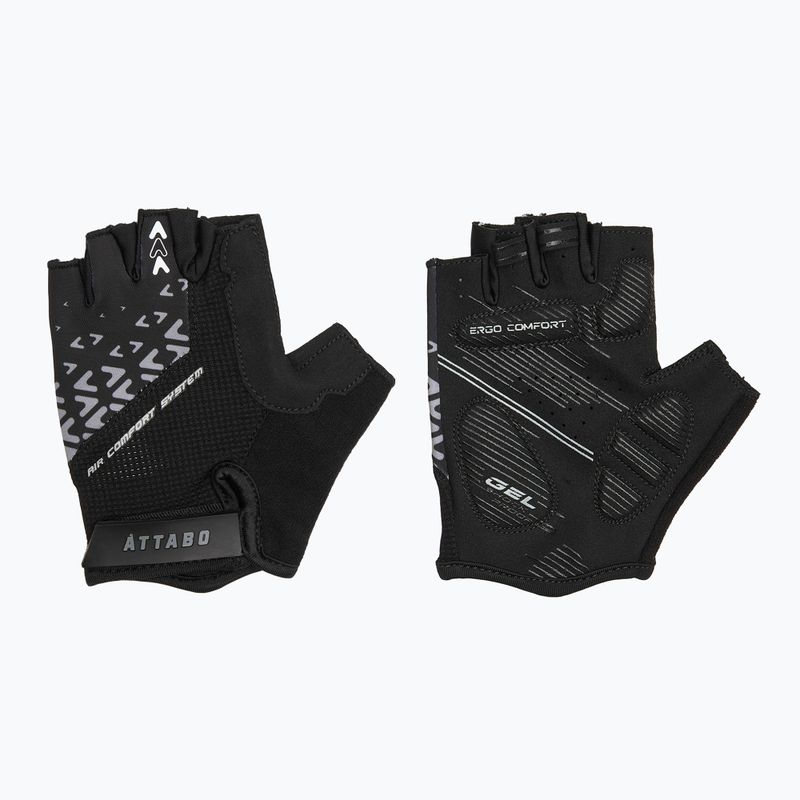 Guanti da ciclismo ATTABO Vito gel antiurto nero