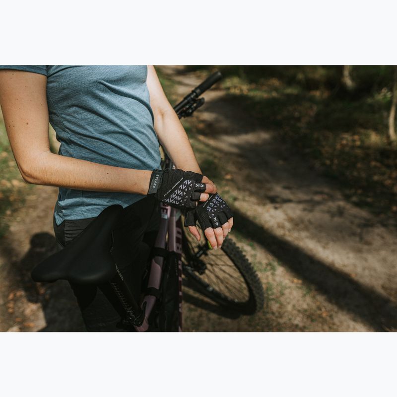 Guanti da ciclismo ATTABO Vito gel antiurto nero 8