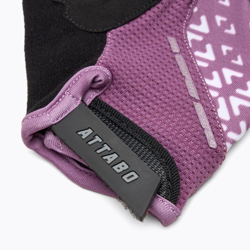 Guanti da ciclismo per bambini ATTABO Vito JRG gel antiurto rosa/nero 6