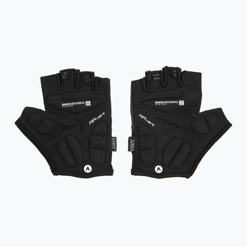 Guanti da ciclismo ATTABO Kinu Pro sistema di ammortizzazione nero 3