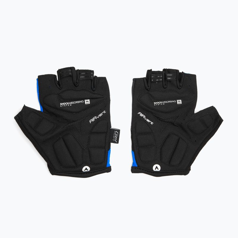 Guanti da ciclismo ATTABO Kinu Pro sistema di ammortizzazione blu/nero 3