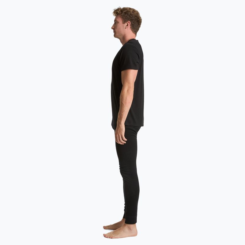 T-shirt termica da uomo WOOLCANO Merino 100% TEE0546 nero 3