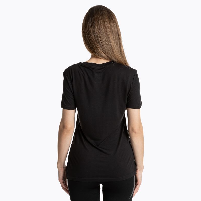 T-shirt termica da donna WOOLCANO Merino TEE0547 nero 3