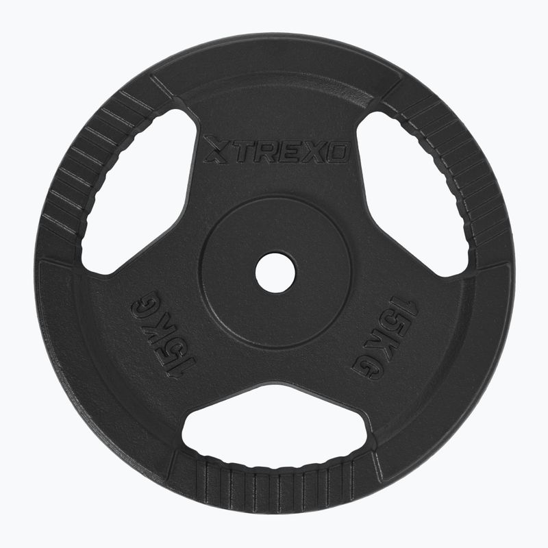 Peso in ghisa XTREXO TRX-ICP015 15 kg cromo 2