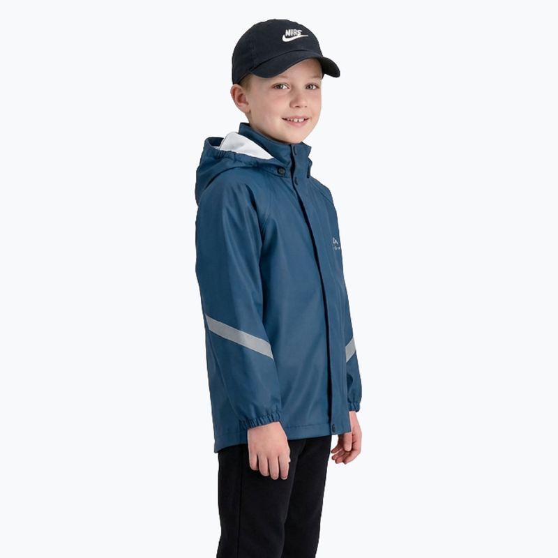 Giacca antipioggia da bambino KADVA AquaLock JR navy blue 2
