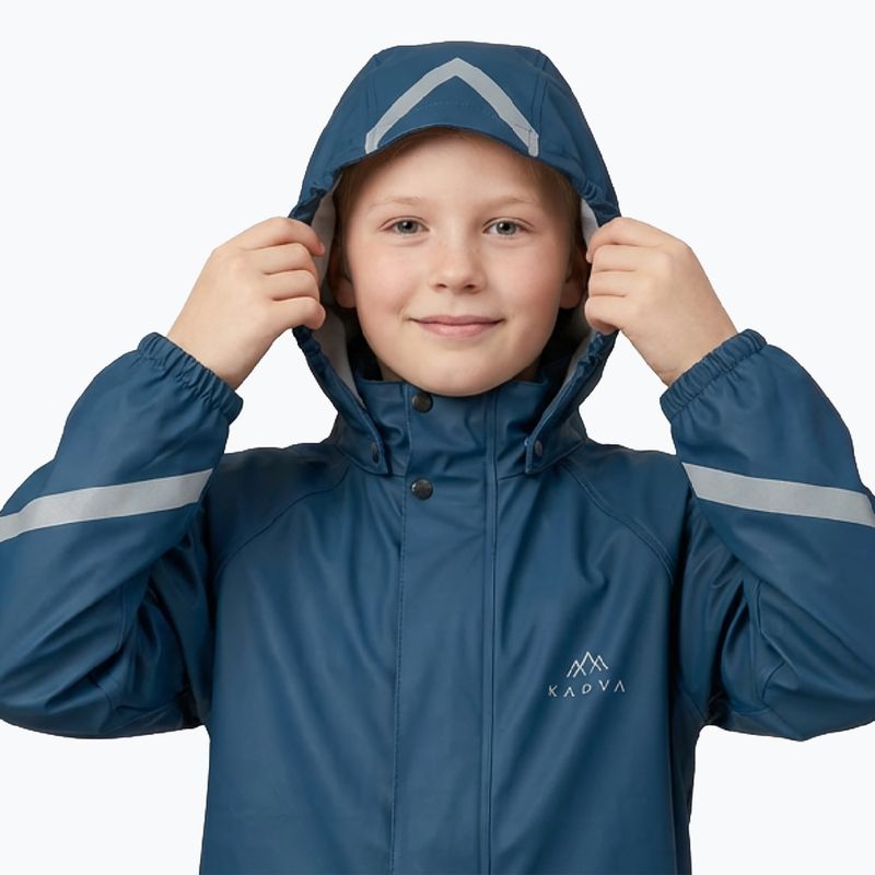 Giacca antipioggia da bambino KADVA AquaLock JR navy blue 3