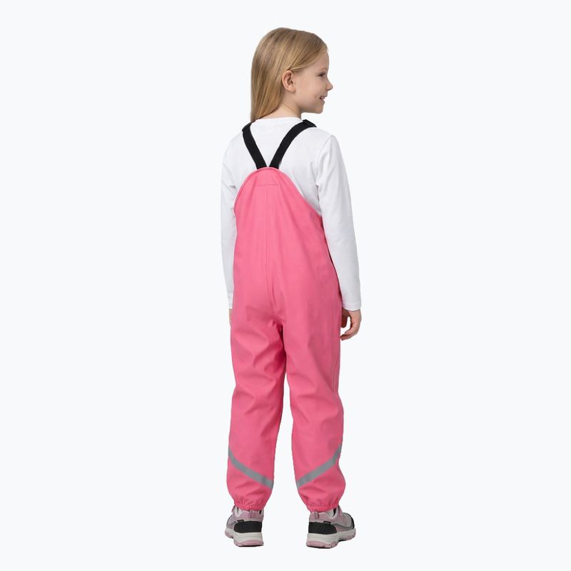 Pantaloni antipioggia per bambini KADVA AquaLock JR membrana 5000 rosa 2