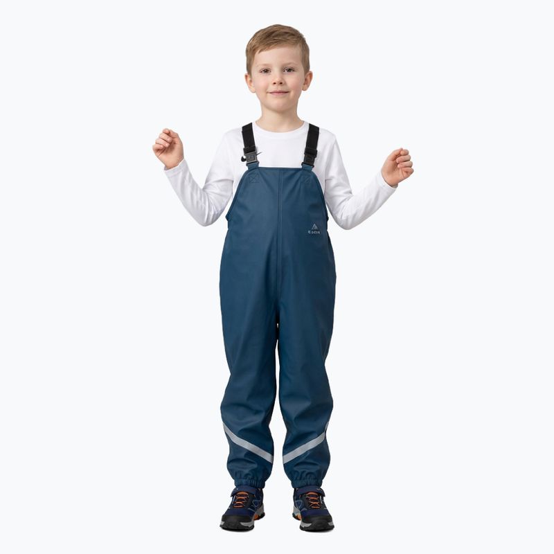Pantaloni antipioggia per bambini KADVA AquaLock JR membrana 5000 blu navy 3