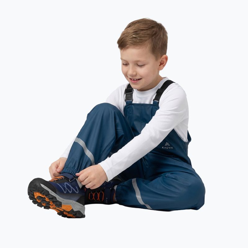 Pantaloni antipioggia per bambini KADVA AquaLock JR navy blue 4