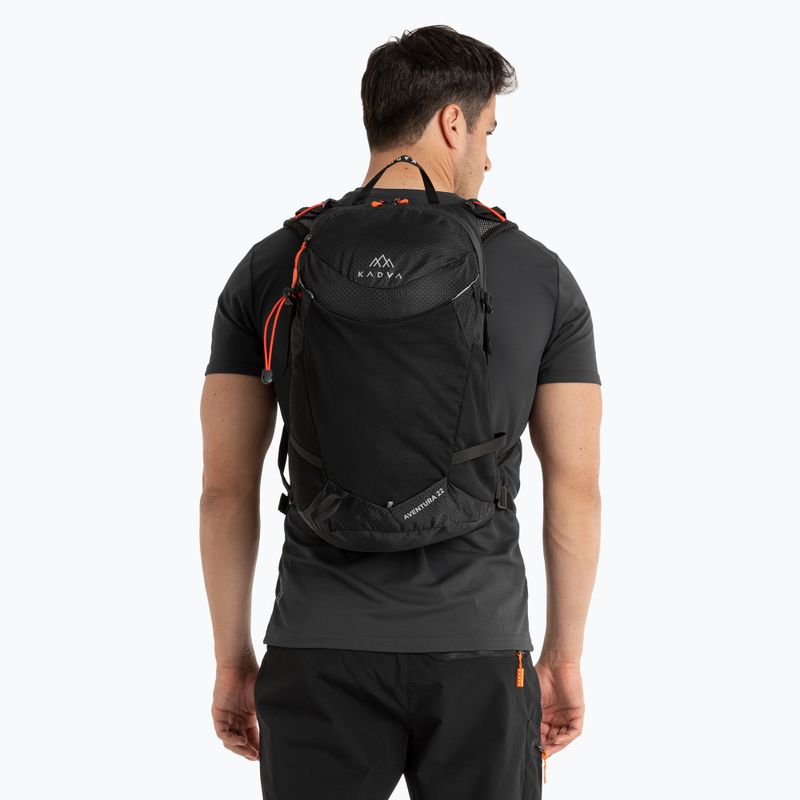KADVA Aventura 22 l zaino da trekking nero 10