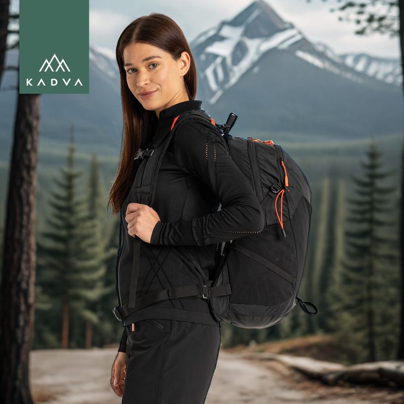 KADVA Aventura 22 l zaino da trekking nero 26