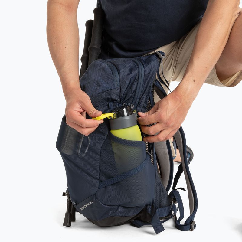 Zaino da trekking KADVA Aventura 22 l blu acciaio 17