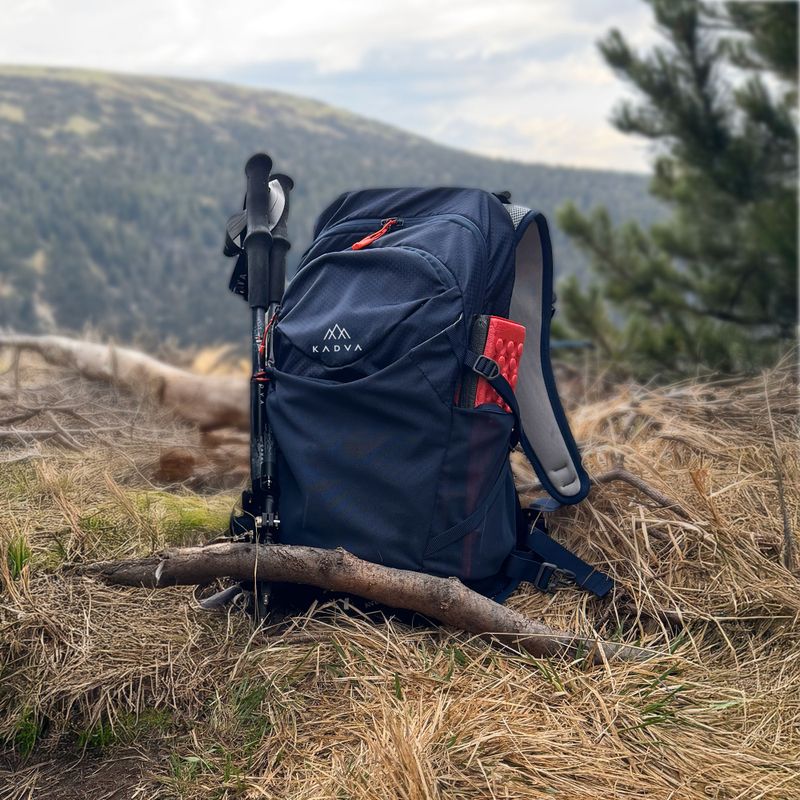KADVA Aventura 22 l zaino da trekking blu acciaio 13